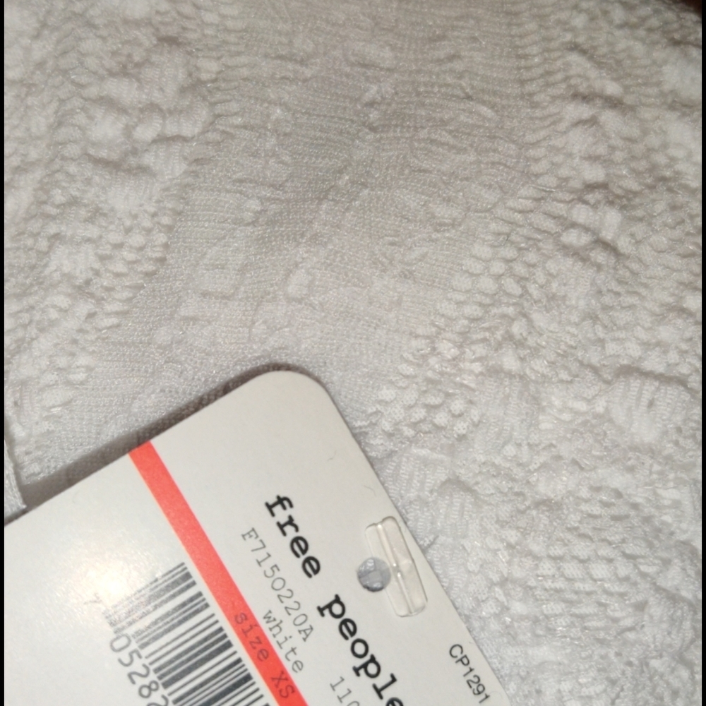 Free People White Lace Bandeau XS F7150220A - Picture 4 of 5